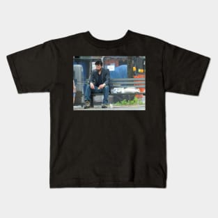 Sad Keanu Reeves Kids T-Shirt